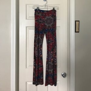 Urban Outfitters Onzie flare patterned pants
